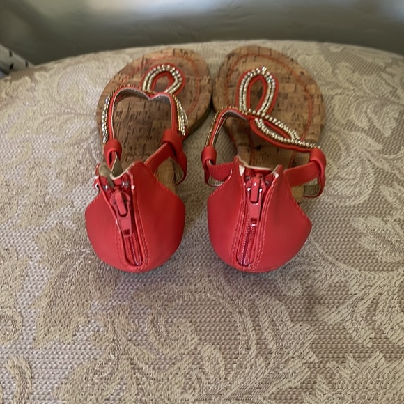 Women’s rhinestone sandals by Guess; like new - Picture 2 of 2